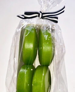 Alternative view of 3" Green Floating Candles - 4 Pack