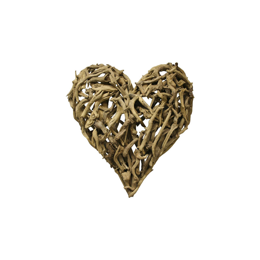 Driftwood Heart Small