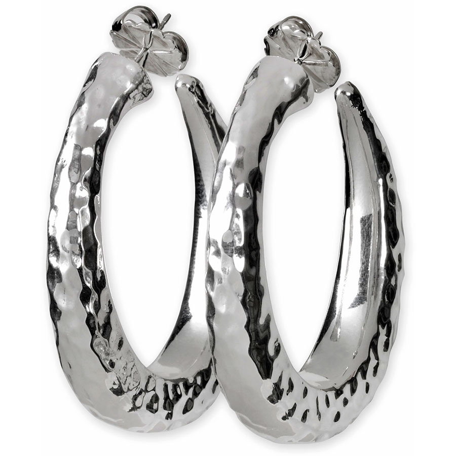 Simon Sebbag Hammered Hoop Earrings - Maggies Blend Candles